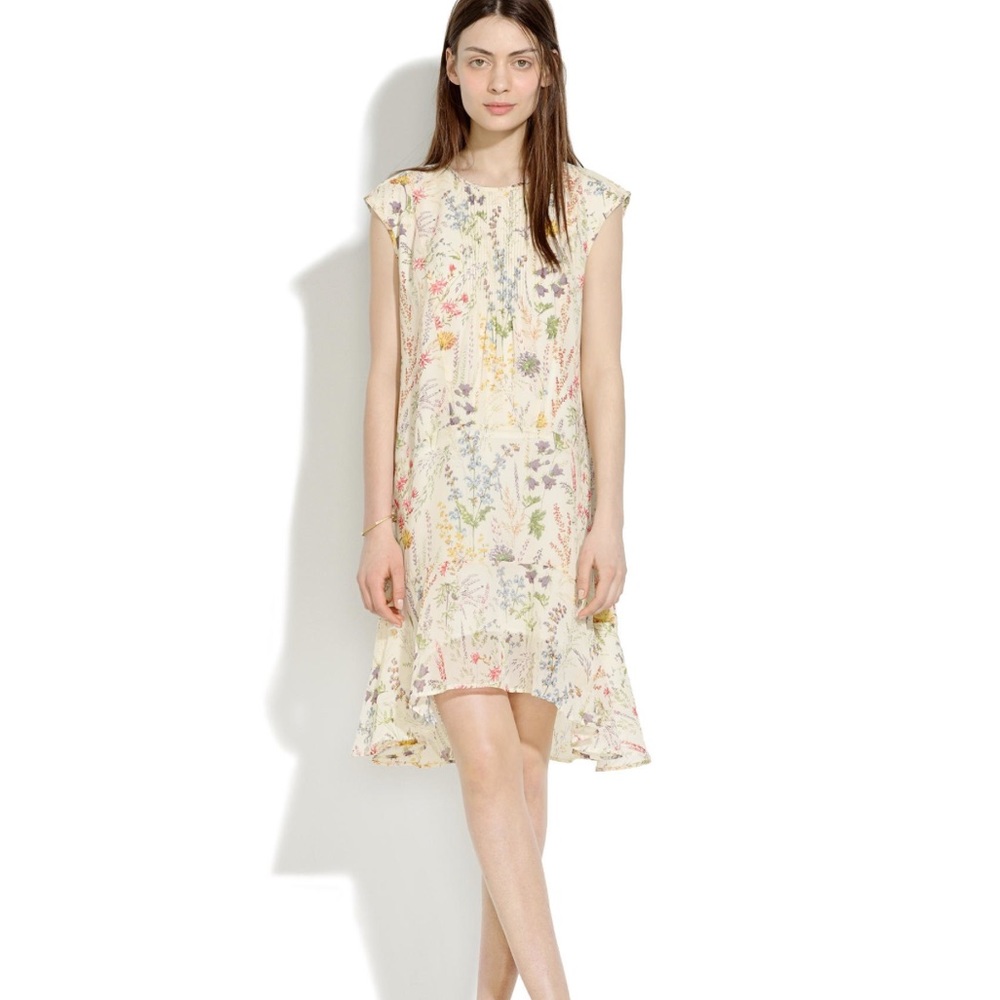 Madewell silk gardengate dress